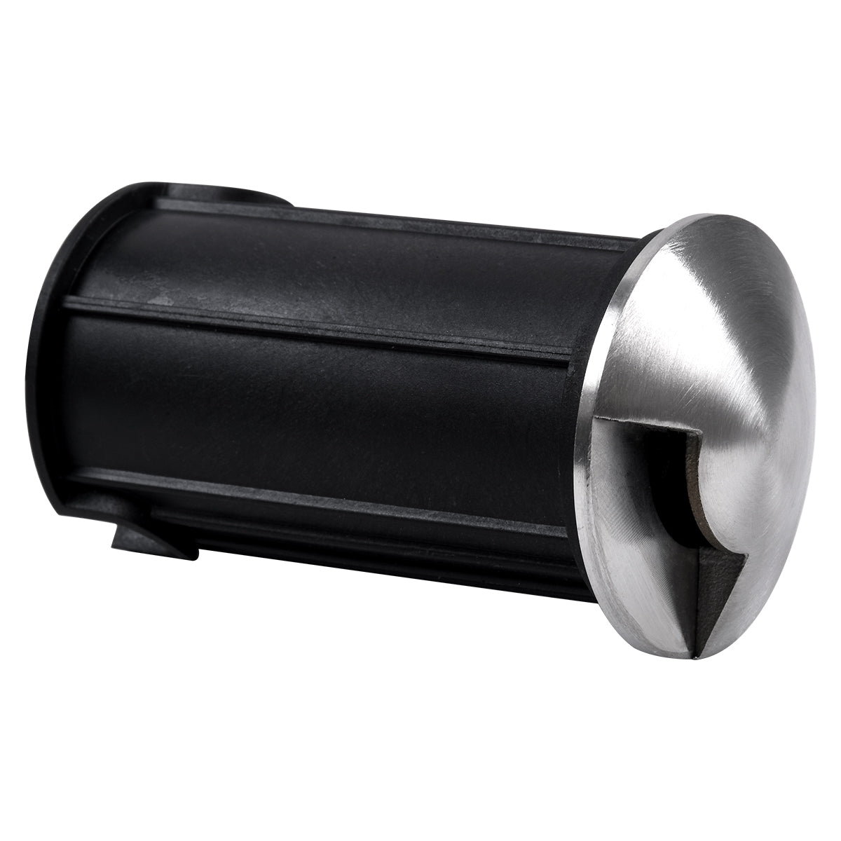 GloboStar® UNDERGROUND-RENA 90660 Χωνευτό Φωτιστικό Σποτ Δαπέδου One Sided LED 1W 110lm 30° DC 24V Αδιάβροχο IP68 Φ5 x Υ9cm Θερμό Λευκό 3000K - Ανοξείδωτο Ατσάλι - 3 Χρόνια Εγγύηση - ledmania.gr