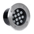GLOBOSTAR® UNDERGROUND-TINA 90667 Χωνευτό Αρχιτεκτονικο Φωτιστικό Σποτ Δαπέδου LED 12W 1320lm 30° DC 24V Αδιάβροχο IP68 Θερμό Λευκό 2700K Dimmable - Ανοξείδωτο Ατσάλι 304 - Φ16 x Υ9cm / Q14cm - 3 Χρόνια Εγγύηση - ledmania.gr