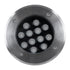 GLOBOSTAR® UNDERGROUND-TINA 90667 Χωνευτό Αρχιτεκτονικο Φωτιστικό Σποτ Δαπέδου LED 12W 1320lm 30° DC 24V Αδιάβροχο IP68 Θερμό Λευκό 2700K Dimmable - Ανοξείδωτο Ατσάλι 304 - Φ16 x Υ9cm / Q14cm - 3 Χρόνια Εγγύηση - ledmania.gr