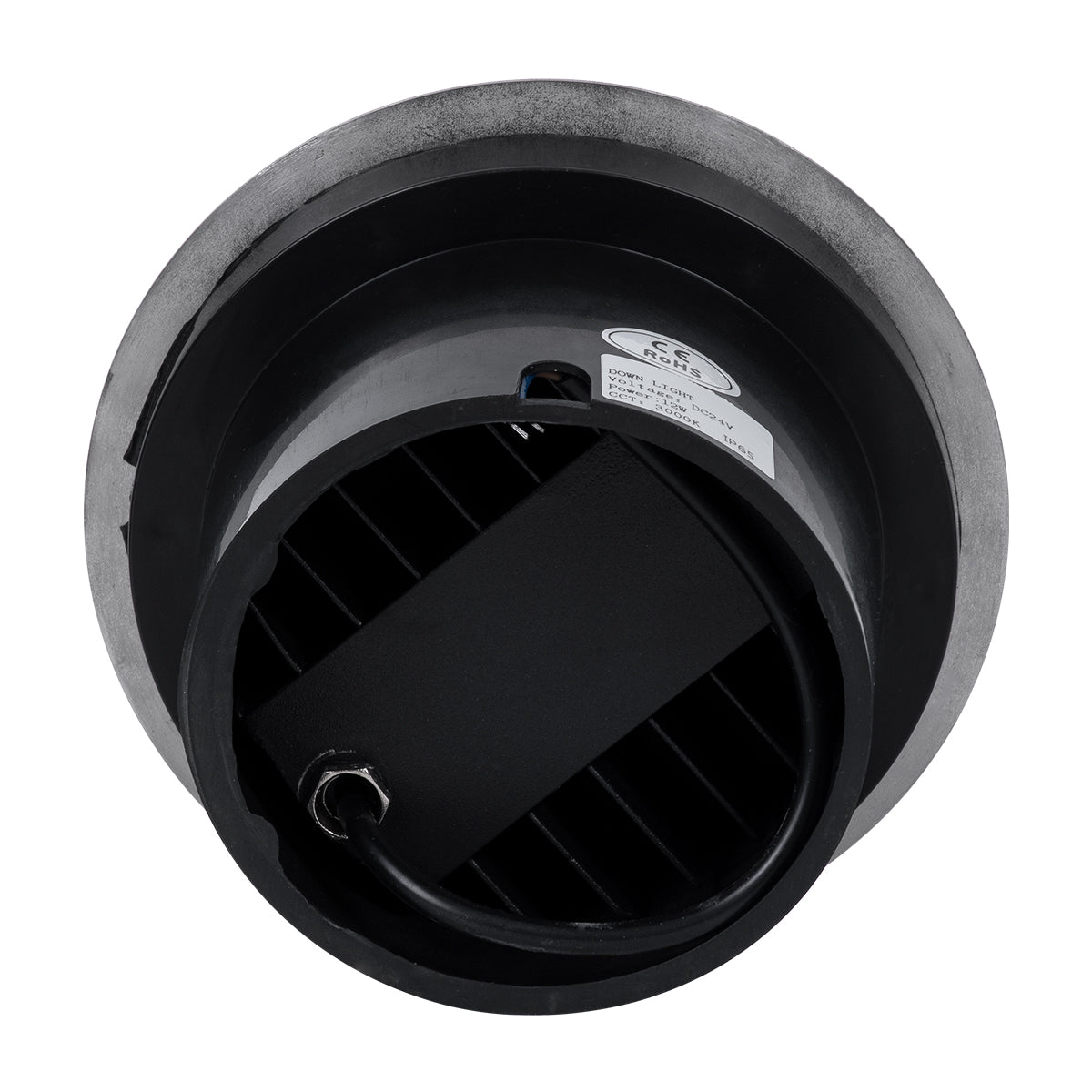 GLOBOSTAR® UNDERGROUND-TINA 90667 Χωνευτό Αρχιτεκτονικο Φωτιστικό Σποτ Δαπέδου LED 12W 1320lm 30° DC 24V Αδιάβροχο IP68 Θερμό Λευκό 2700K Dimmable - Ανοξείδωτο Ατσάλι 304 - Φ16 x Υ9cm / Q14cm - 3 Χρόνια Εγγύηση - ledmania.gr