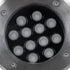 GLOBOSTAR® UNDERGROUND-TINA 90667 Χωνευτό Αρχιτεκτονικο Φωτιστικό Σποτ Δαπέδου LED 12W 1320lm 30° DC 24V Αδιάβροχο IP68 Θερμό Λευκό 2700K Dimmable - Ανοξείδωτο Ατσάλι 304 - Φ16 x Υ9cm / Q14cm - 3 Χρόνια Εγγύηση - ledmania.gr