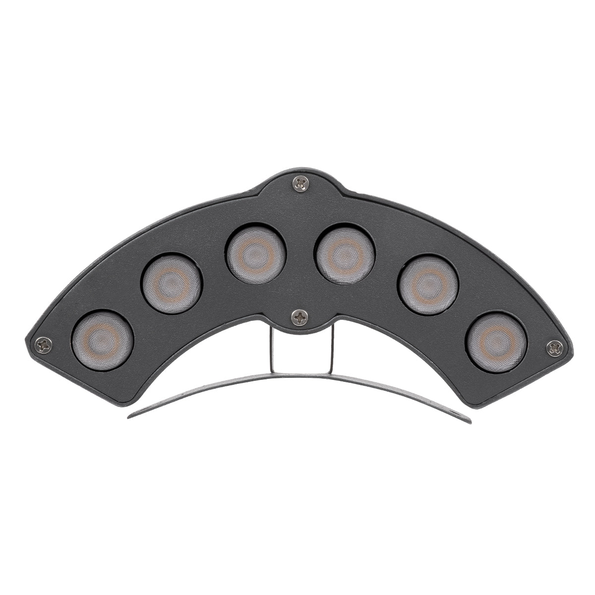 GLOBOSTAR® TREELIGHT-GINA 90679 Κυρτή Μπάρα Φωτισμού Wall Washer για Φυτά - Δέντρα LED 6W 660lm 30° DC 24V Αδιάβροχο IP65 Θερμό Λευκό 2700K Dimmable - Γκρι Ανθρακί - Μ18 x Π3.5 x Υ7cm - 3 Χρόνια Εγγύηση - ledmania.gr