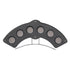 GLOBOSTAR® TREELIGHT-GINA 90679 Κυρτή Μπάρα Φωτισμού Wall Washer για Φυτά - Δέντρα LED 6W 660lm 30° DC 24V Αδιάβροχο IP65 Θερμό Λευκό 2700K Dimmable - Γκρι Ανθρακί - Μ18 x Π3.5 x Υ7cm - 3 Χρόνια Εγγύηση - ledmania.gr