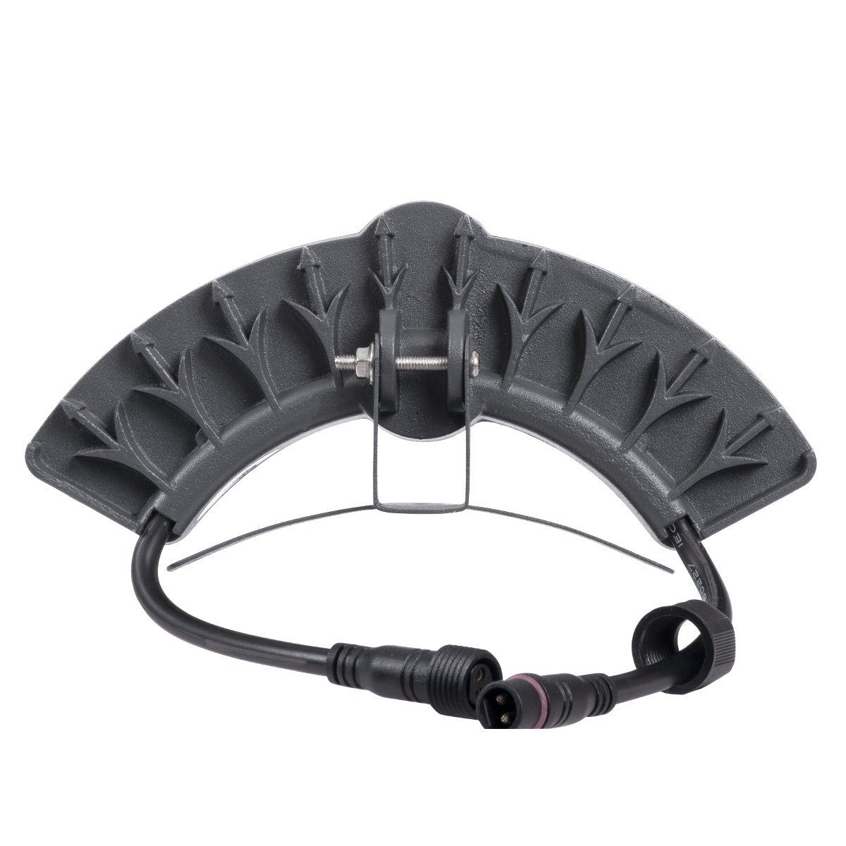 GLOBOSTAR® TREELIGHT-GINA 90679 Κυρτή Μπάρα Φωτισμού Wall Washer για Φυτά - Δέντρα LED 6W 660lm 30° DC 24V Αδιάβροχο IP65 Θερμό Λευκό 2700K Dimmable - Γκρι Ανθρακί - Μ18 x Π3.5 x Υ7cm - 3 Χρόνια Εγγύηση - ledmania.gr