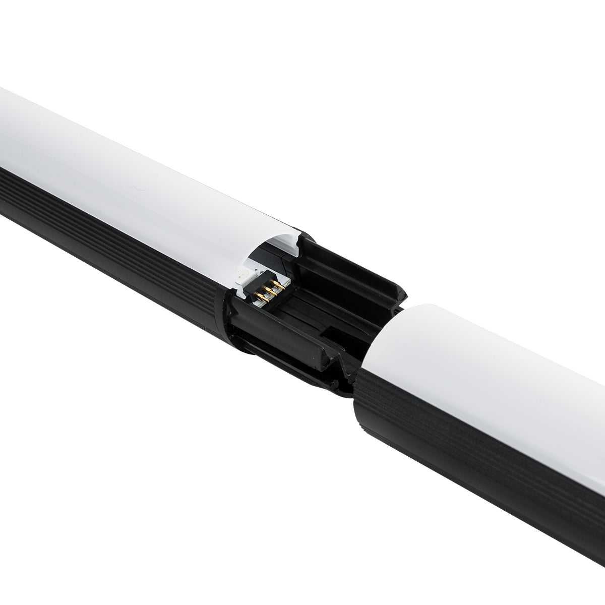 GLOBOSTAR® DIGICOLUMN 90764 Μοντέρνο Επιδαπέδιο Γραμμικό Ψηφιακό Φωτιστικό Digital Pixel Symphony Bar με RF Ασύρματο Χειριστήριο LED 16W 1280lm 180° DC 5V με USB 2.0 IP20 Πολύχρωμο RGB Dimmable - Μαύρο - Φ3 x Υ165cm - 2 Χρόνια Εγγύηση - ledmania.gr