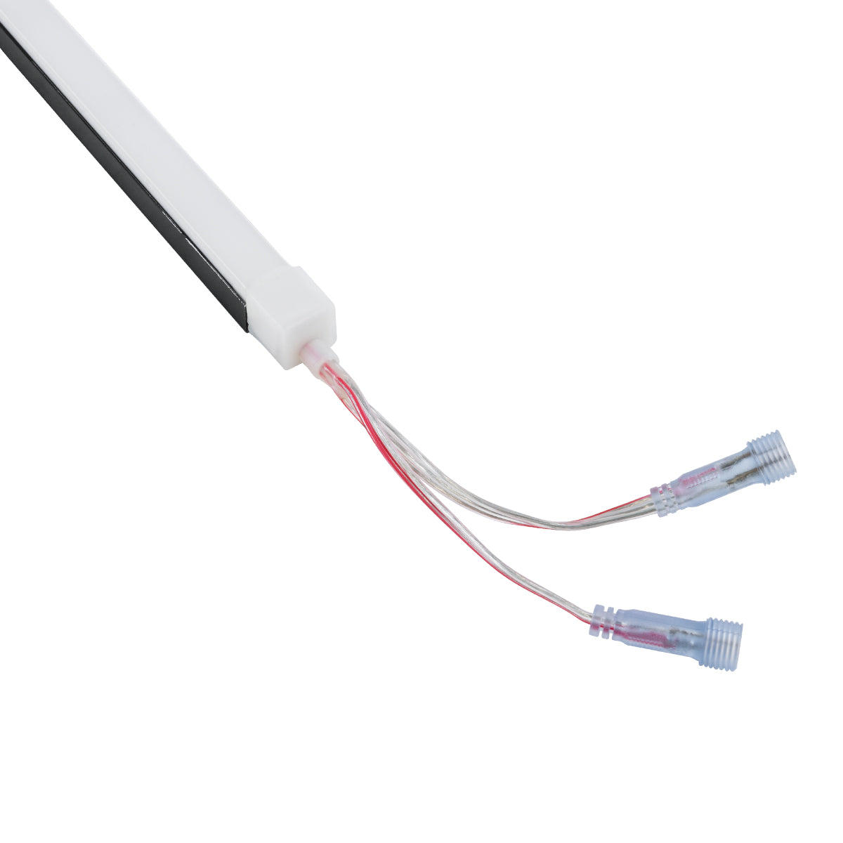 GloboStar® CON-NEONIO 90767-3M  Προφίλ Αλουμινίου 3 Μέτρων - Βάση Στήριξης για την NEONIO Digital Neon Flex LED 14.4W/m 12VDC με Π1.4 x Υ1.4cm - Μαύρο - Μ300 x Π1.6 x Υ1.1cm - ledmania.gr