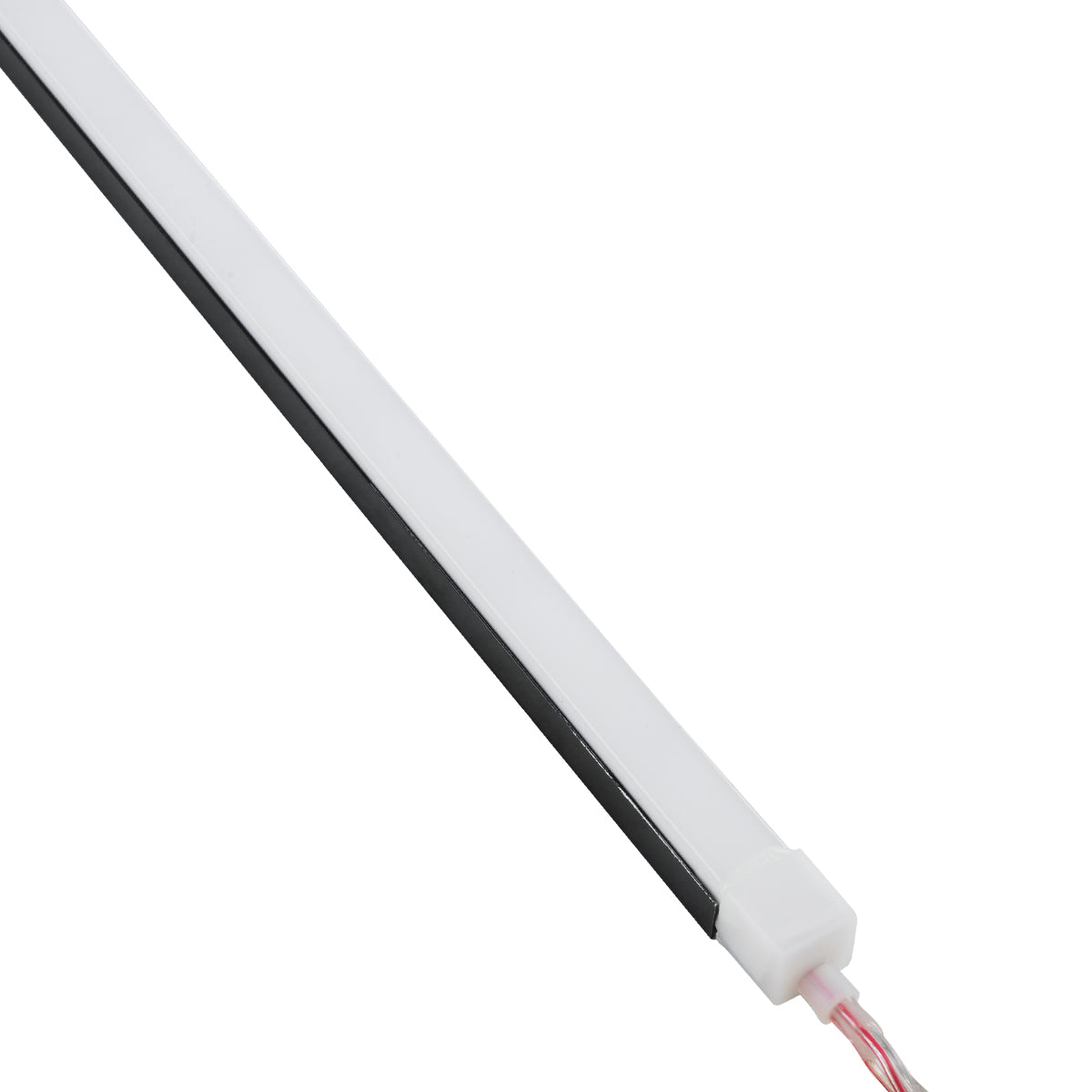 GloboStar® CON-NEONIO 90767-3M  Προφίλ Αλουμινίου 3 Μέτρων - Βάση Στήριξης για την NEONIO Digital Neon Flex LED 14.4W/m 12VDC με Π1.4 x Υ1.4cm - Μαύρο - Μ300 x Π1.6 x Υ1.1cm - ledmania.gr