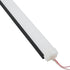 GLOBOSTAR® NEONIO-B 90771-3M Βάση Στήριξης για Neon Flex LED Αδιάβροχο IP65 - Μαύρο Ματ - Μ300 x Π2.9 x Υ1.9cm