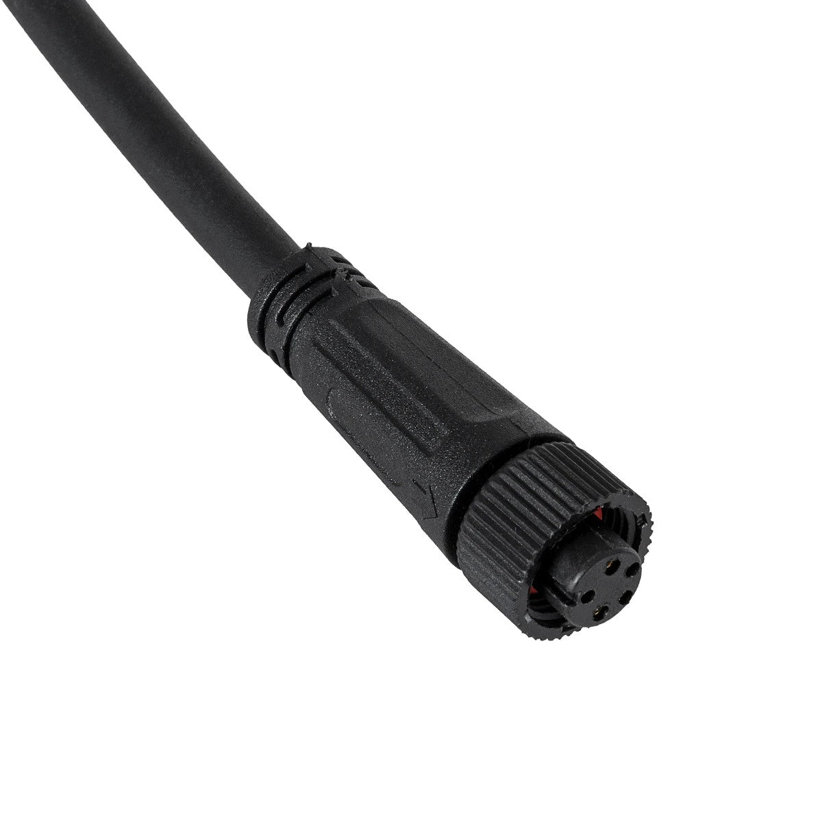 GloboStar® 90777 Καλώδιο Τροφοδοσίας από DC Male σε Ατερμάτιστο Καλώδιο για RGB Spot & Wall Washer Μαύρο Μ1.5 x Π1.5 x Y20cm - ledmania.gr