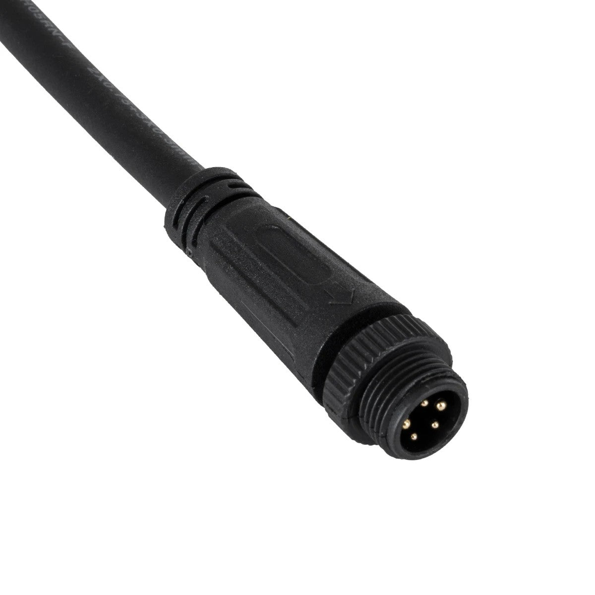 GloboStar® 90780 Καλώδιο Τροφοδοσίας από DC Female σε Ατερμάτιστο Καλώδιο για RGB Spot & Wall Washer Μαύρο Μ1.5 x Π1.5 x Y20cm - ledmania.gr