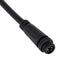 GloboStar® 90780 Καλώδιο Τροφοδοσίας από DC Female σε Ατερμάτιστο Καλώδιο για RGB Spot & Wall Washer Μαύρο Μ1.5 x Π1.5 x Y20cm - ledmania.gr