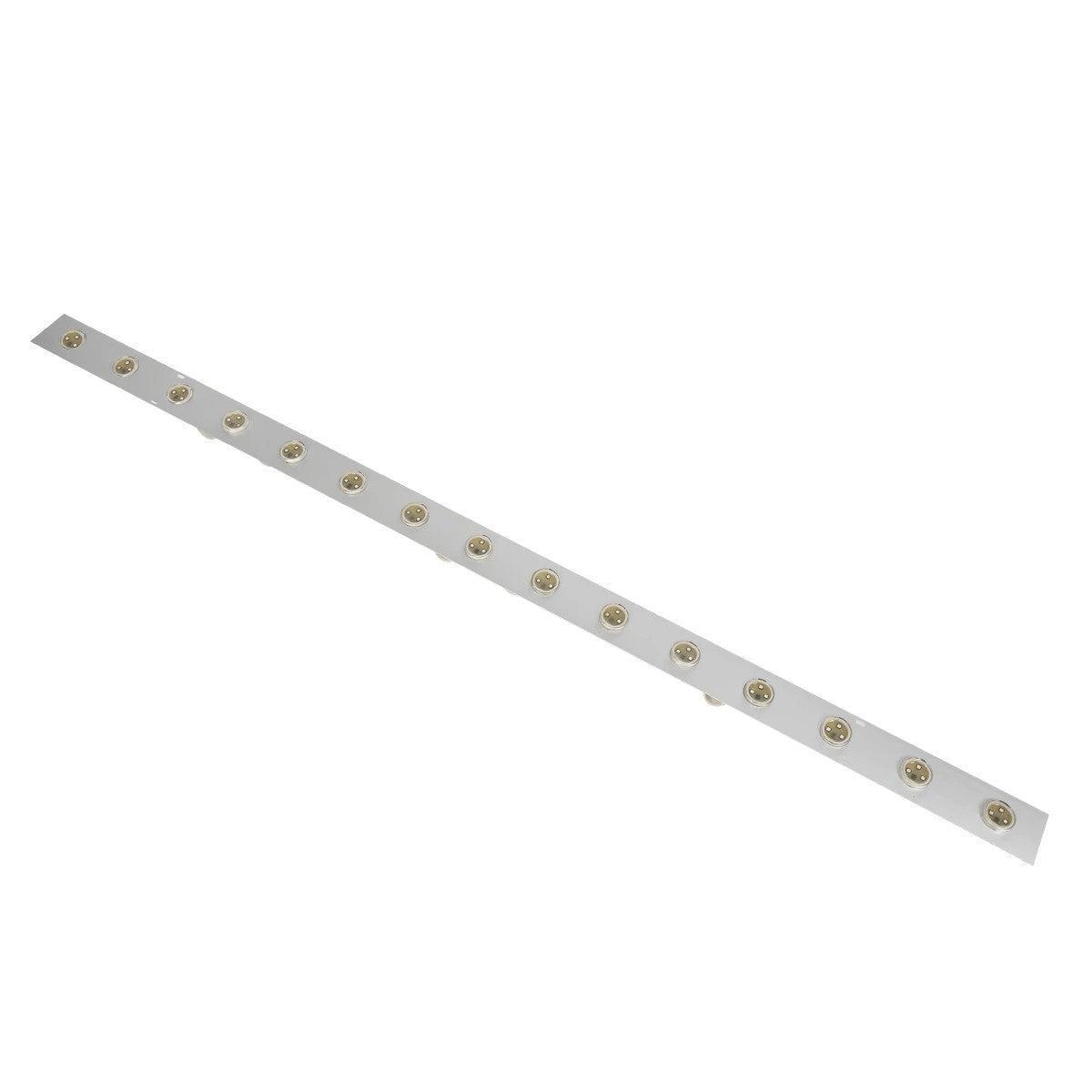 GloboStar® 90829 Μεταλλικο Καλυμμα 1 Μέτρου 15 Τεμαχίων για Ψηφιακή Αλυσίδα Γιρλάντα 20 Σποτ LED με Κωδικό 90140 Ασημί Μ100 x Π4.7 x Υ1cm - ledmania.gr
