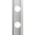 GloboStar® 90829 Μεταλλικο Καλυμμα 1 Μέτρου 15 Τεμαχίων για Ψηφιακή Αλυσίδα Γιρλάντα 20 Σποτ LED με Κωδικό 90140 Ασημί Μ100 x Π4.7 x Υ1cm - ledmania.gr