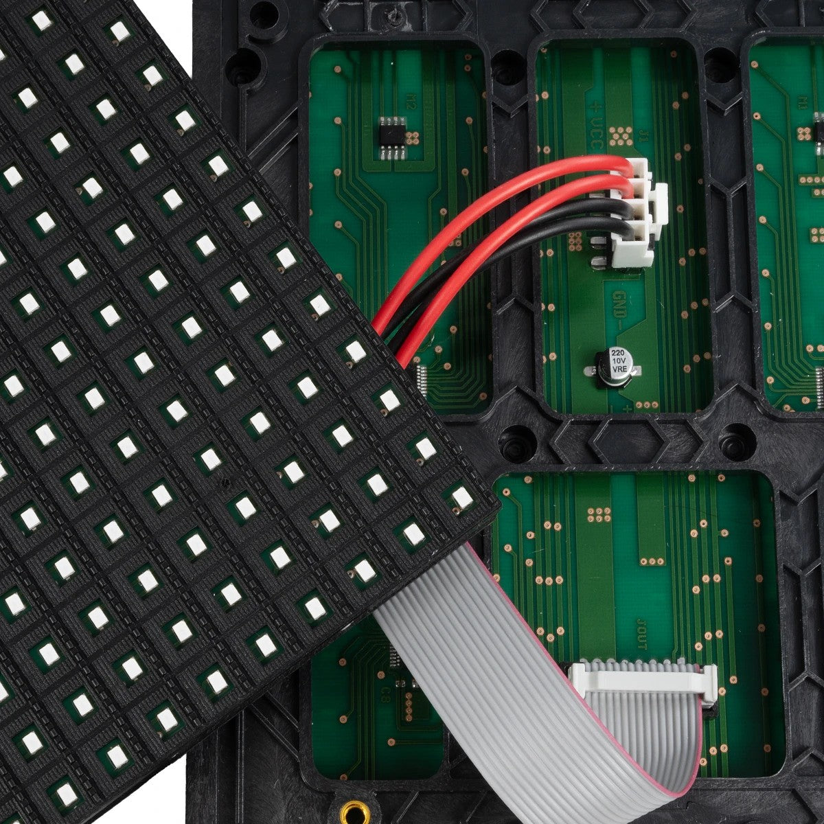 GLOBOSTAR® MODULCO 90380 Module Πλακίδιο Κυλιόμενης Ψηφιακής Επιγραφής/Οθόνης 32x16cm P10 LED 40W Nits ≥5500cd/㎡ DC 5V Αδιάβροχο IP65 Κόκκινο - Μ32 x Π16 x Υ1.5cm - 2 Χρόνια Εγγύηση - ledmania.gr