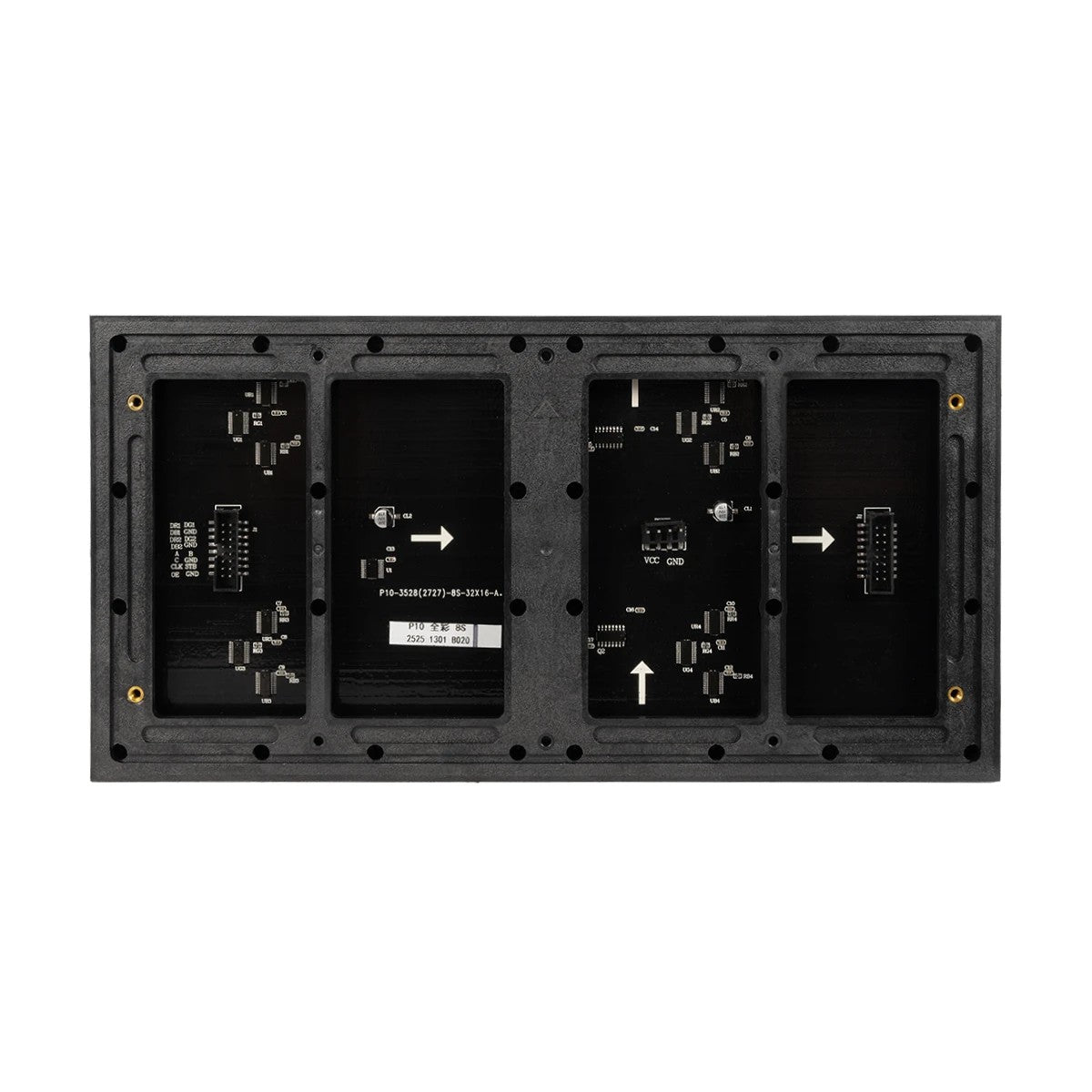 GLOBOSTAR® MODULCO 90385 Module Πλακίδιο Κυλιόμενης Ψηφιακής Επιγραφής/Οθόνης 32x16cm P10 LED 40W Nits ≥5500cd/㎡ DC 5V Αδιάβροχο IP65 RGB - Μ32 x Π16 x Υ1.8cm - 2 Χρόνια Εγγύηση - ledmania.gr