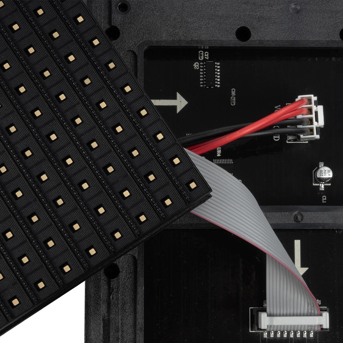 GLOBOSTAR® MODULCO 90385 Module Πλακίδιο Κυλιόμενης Ψηφιακής Επιγραφής/Οθόνης 32x16cm P10 LED 40W Nits ≥5500cd/㎡ DC 5V Αδιάβροχο IP65 RGB - Μ32 x Π16 x Υ1.8cm - 2 Χρόνια Εγγύηση - ledmania.gr