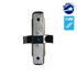Globostar S-40033 Μονοφασικός Connector 2 Καλωδίων Συνδεσμολογίας Γιώτα (Ι) για Μαύρη Ράγα Οροφής - ledmania.gr