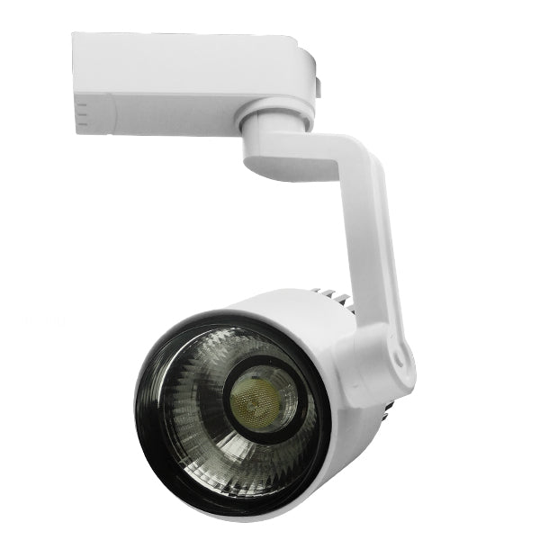 GloboStar S-40041 Διφασικό Bridgelux COB LED Φωτιστικό Σποτ Ράγας 15W 230V 1800lm 24° Ψυχρό Λευκό 6000k - ledmania.gr
