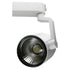 GloboStar S-40044 Διφασικό Bridgelux COB LED Φωτιστικό Σποτ Ράγας 30W 230V 3600lm 24° Ψυχρό Λευκό 6000k - ledmania.gr