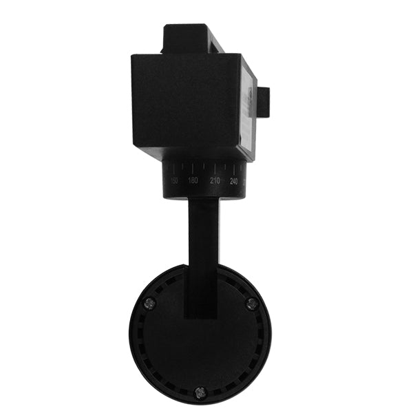 Globostar 60805 Μονοφασικό Bridgelux COB LED Μάυρο Φωτιστικό Σποτ Ράγας 10W 230V 1200lm 30° Θερμό Λευκό 3000k - ledmania.gr