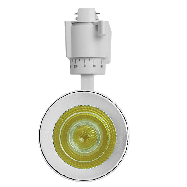 Globostar S-40016 Μονοφασικό Bridgelux COB LED Λευκό Φωτιστικό Σποτ Ράγας 20W 230V 2600lm 30° Ψυχρό Λευκό 6000k - ledmania.gr