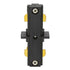 GloboStar S-40046 Διφασικός Connector 3 Καλωδίων Συνδεσμολογίας Γιώτα (Ι) για Μαύρη Ράγα Οροφής - ledmania.gr
