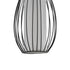 GLOBOSTAR® LILY 01561 Vintage Κρεμαστό Φωτιστικό Οροφής με Ντουί 1 x E27 AC 220-240V IP20 - Μαύρο & Λευκό - Μ90 x Π90 x Υ20cm - ledmania.gr