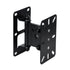 GLOBOSTAR® FDB WB2 98030 Επιτοίχια Ρυθμιζόμενη Βάση για Τοποθέτηση Συστήματος Κολωνάτων Ηχείων - IP20 - Μαύρο - Μ9.5 x Π11.5 x Υ16cm - Σετ 2 Τεμαχίων - ledmania.gr