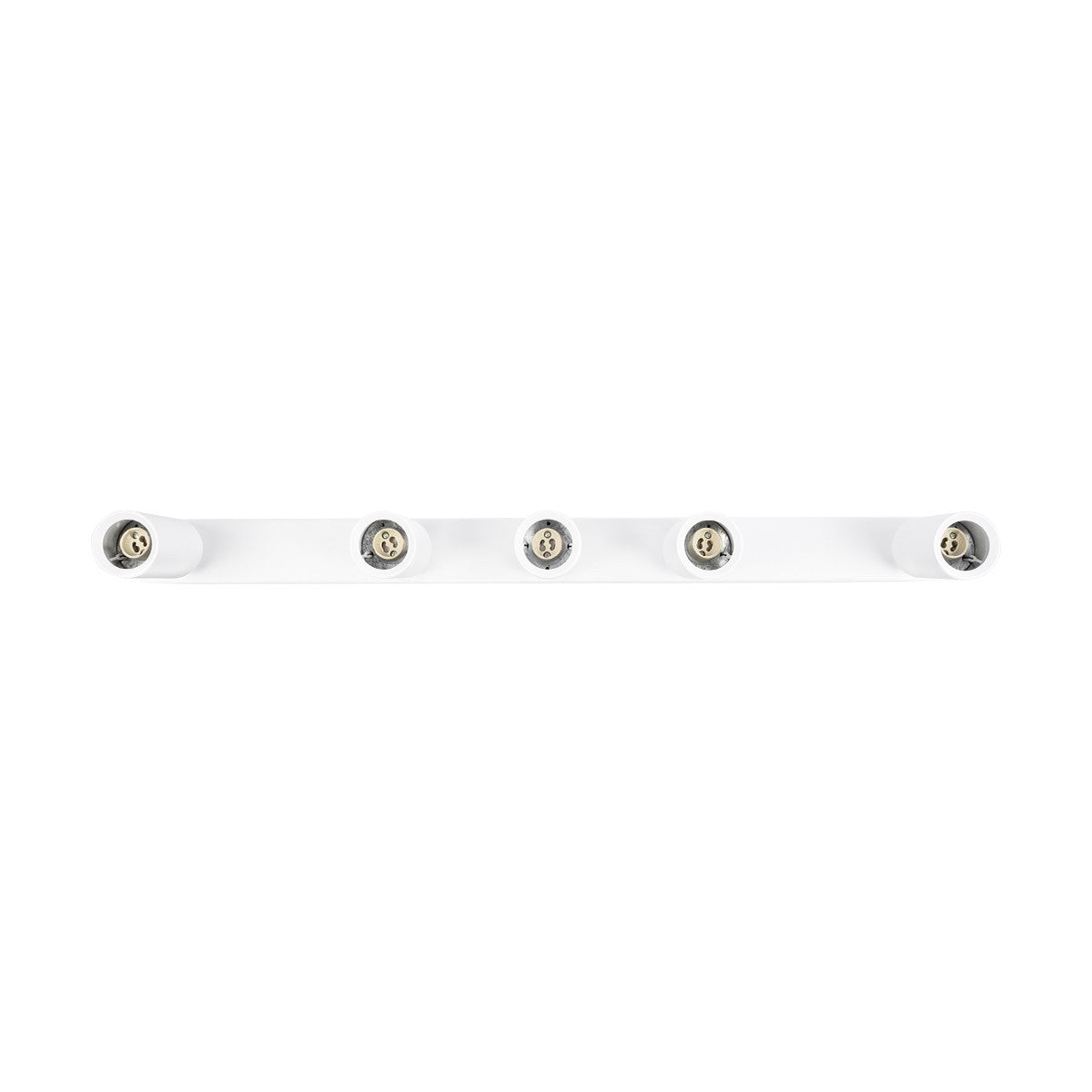 kelvo® SPOTA KLV-101-0143 Μοντέρνο Κινούμενο Φωτιστικό Σποτ Οροφής με Ντουί 5 x GU10 90° AC 220-240V IP20 - Λευκό Ματ - Μ79.5 x Π6.3 x Υ14cm - ledmania.gr