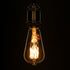 GloboStar® 99141 Λάμπα E27 ST64 Αχλάδι LED SOFT T SPIRAL FILAMENT 6W 490 lm 320° AC 85-265V Edison Retro με Μελί Γυαλί Ultra Θερμό Λευκό 2200 K Dimmable - ledmania.gr