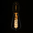 GloboStar® 99145 Λάμπα E27 ST64 Αχλάδι LED SOFT S SPIRAL FILAMENT 6W 470 lm 320° AC 85-265V Edison Retro με Φιμέ Γυαλί Θερμό Λευκό 2700 K Dimmable - ledmania.gr