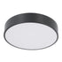 GLOBOSTAR® BURTON 61200-S Μοντέρνο Φωτιστικό Οροφής LED 67W 7370lm 120° AC 220-240V IP20 Ρυθμιζόμενο Λευκό CCT με Χειριστήριο από 2700K έως 6000K Dimmable - Lumileds SMD Chip - Μαύρο Ματ - Μ40 x Π40 x Υ8cm - 3 Χρόνια Εγγύηση