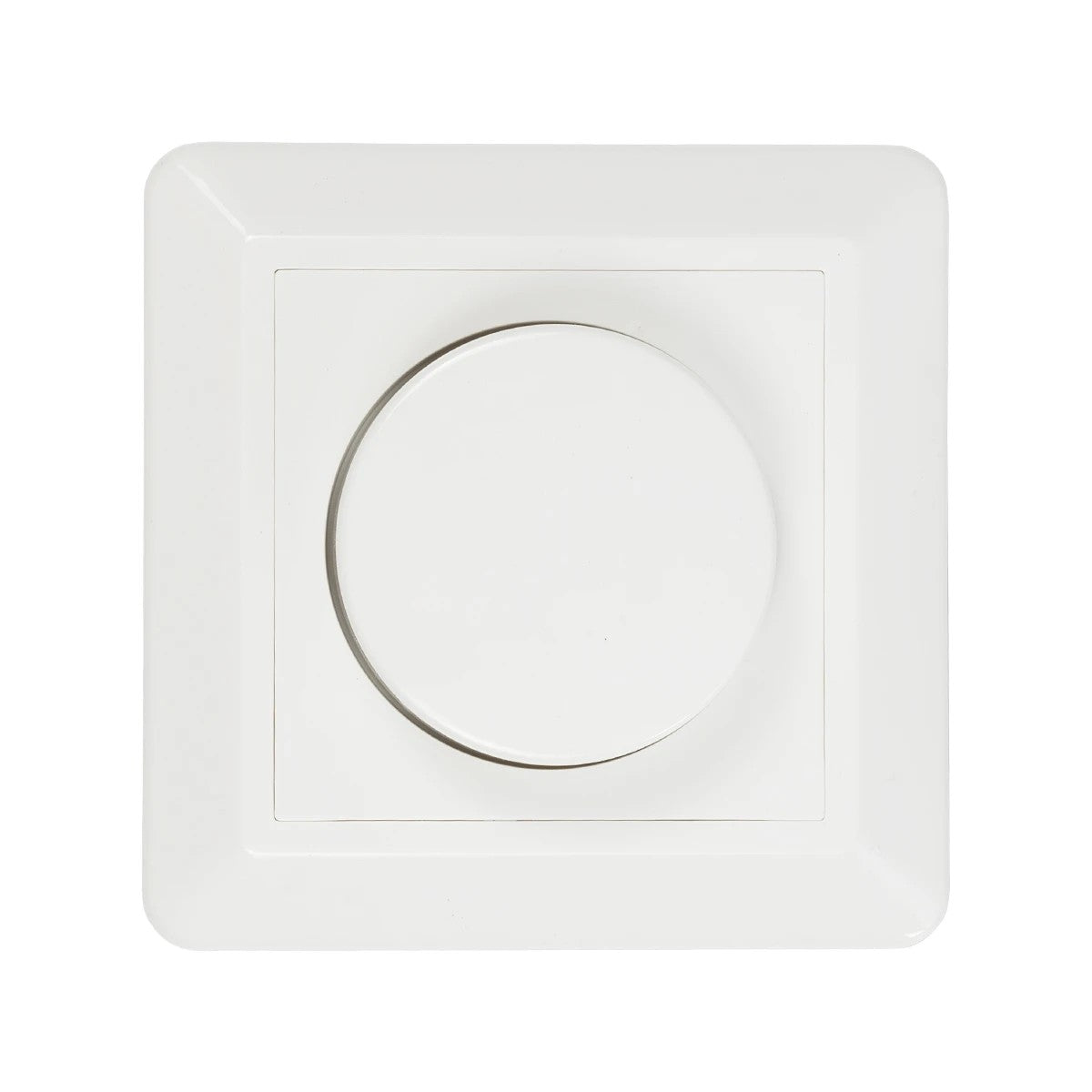 GloboStar® 999-0006 Ροοστάτης Dimmer Τοίχου LED AC100-240V 400W IP20 Μ8.4 x Π8.4 x Υ4.5cm - ledmania.gr