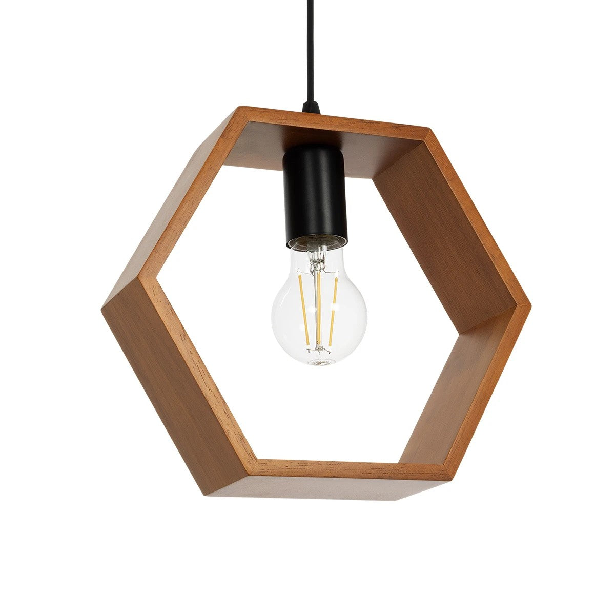 GLOBOSTAR® ELISE 999-0034 Μοντέρνο Κρεμαστό Φωτιστικό Οροφής με Ντουί 3 x E27 AC 220-240V IP20 - Καφέ & Μαύρο - Μ74 x Π9 x Υ40cm - ledmania.gr