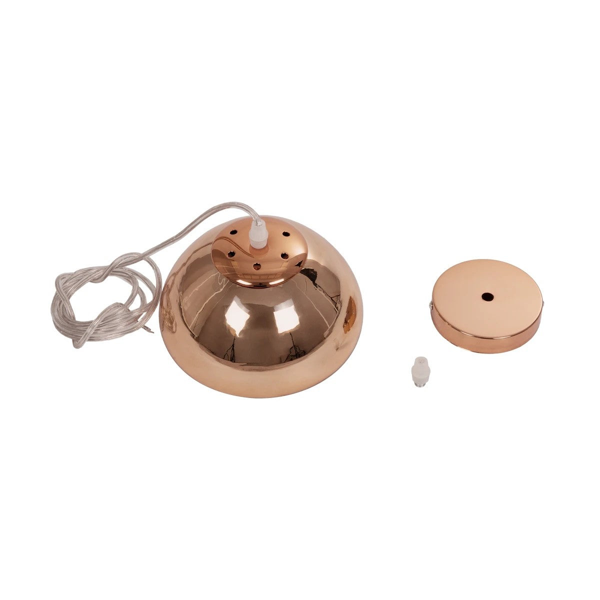 GLOBOSTAR® CRISTIN 999-0038 Μοντέρνο Κρεμαστό Φωτιστικό Οροφής με Ντουί 1 x G4 AC 220-240V IP20 - Χάλκινο - Μ18 x Π18 x Υ13cm - ledmania.gr