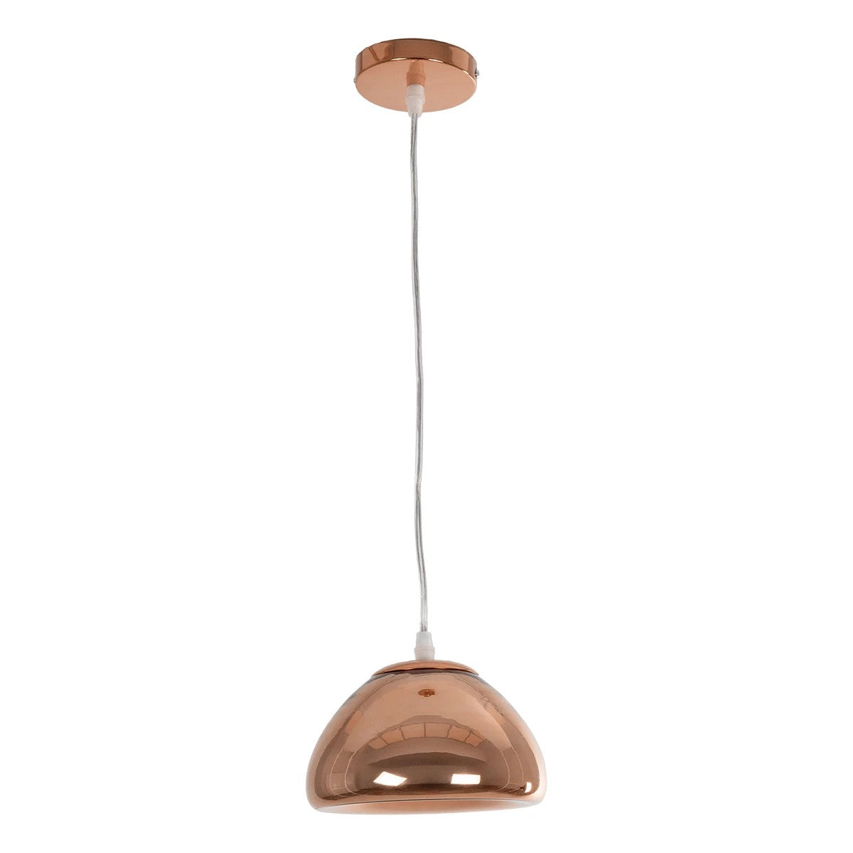 GLOBOSTAR® CRISTIN 999-0038 Μοντέρνο Κρεμαστό Φωτιστικό Οροφής με Ντουί 1 x G4 AC 220-240V IP20 - Χάλκινο - Μ18 x Π18 x Υ13cm - ledmania.gr