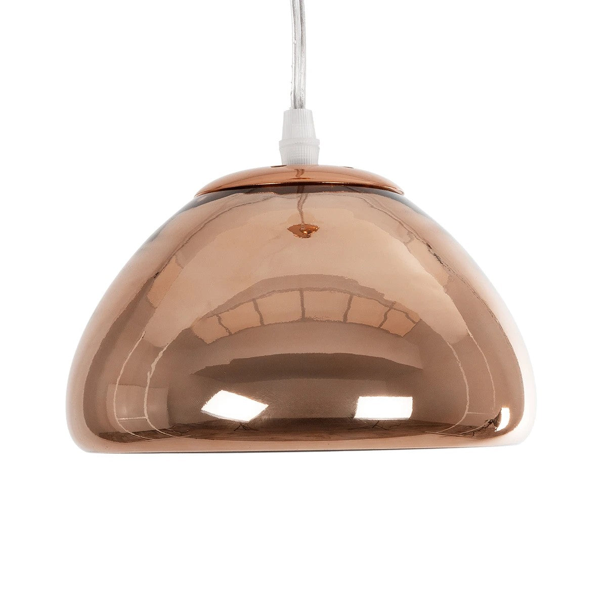 GLOBOSTAR® CRISTIN 999-0038 Μοντέρνο Κρεμαστό Φωτιστικό Οροφής με Ντουί 1 x G4 AC 220-240V IP20 - Χάλκινο - Μ18 x Π18 x Υ13cm - ledmania.gr