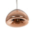 GLOBOSTAR® CRISTIN 999-0038 Μοντέρνο Κρεμαστό Φωτιστικό Οροφής με Ντουί 1 x G4 AC 220-240V IP20 - Χάλκινο - Μ18 x Π18 x Υ13cm - ledmania.gr