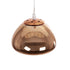 GLOBOSTAR® CRISTIN 999-0038 Μοντέρνο Κρεμαστό Φωτιστικό Οροφής με Ντουί 1 x G4 AC 220-240V IP20 - Χάλκινο - Μ18 x Π18 x Υ13cm - ledmania.gr