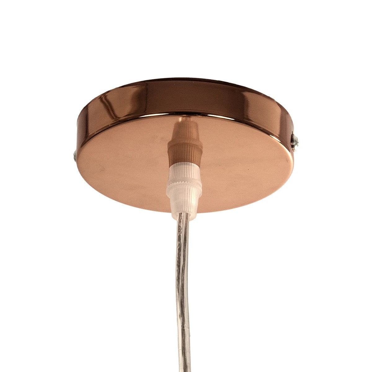GLOBOSTAR® CRISTIN 999-0038 Μοντέρνο Κρεμαστό Φωτιστικό Οροφής με Ντουί 1 x G4 AC 220-240V IP20 - Χάλκινο - Μ18 x Π18 x Υ13cm - ledmania.gr