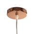 GLOBOSTAR® CRISTIN 999-0038 Μοντέρνο Κρεμαστό Φωτιστικό Οροφής με Ντουί 1 x G4 AC 220-240V IP20 - Χάλκινο - Μ18 x Π18 x Υ13cm - ledmania.gr