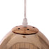 GLOBOSTAR® CRISTIN 999-0038 Μοντέρνο Κρεμαστό Φωτιστικό Οροφής με Ντουί 1 x G4 AC 220-240V IP20 - Χάλκινο - Μ18 x Π18 x Υ13cm - ledmania.gr