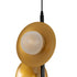 GLOBOSTAR® JOLIET 999-0046 Μοντέρνο Κρεμαστό Φωτιστικό Οροφής με Ντουί 3 x G9 AC 220-240V IP20 - Μαύρο & Χρυσό - Μ27 x Π27 x Y62cm - ledmania.gr