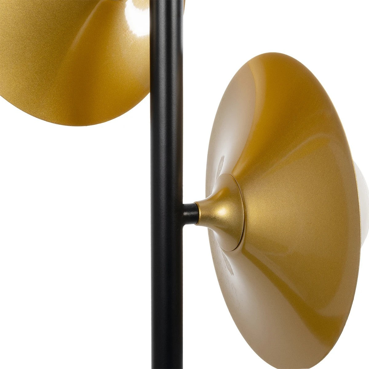 GLOBOSTAR® JOLIET 999-0046 Μοντέρνο Κρεμαστό Φωτιστικό Οροφής με Ντουί 3 x G9 AC 220-240V IP20 - Μαύρο & Χρυσό - Μ27 x Π27 x Y62cm - ledmania.gr
