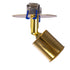 GloboStar® SARA 999-0060 Χωνευτό Φωτιστικό Οροφής Σποτ Μονόφωτο 1 x E27 IP20 Χρυσό Μέταλλο - Μ8,5 x Π8,5 x Υ11cm - ledmania.gr