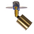GloboStar® SARA 999-0061 Χωνευτό Φωτιστικό Οροφής Σποτ Μονόφωτο 1 x E27 IP20 Χρυσό Μέταλλο - Μ8,5 x Π8,5 x Υ11cm - ledmania.gr