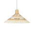 GLOBOSTAR® VENTALIA 999-0068 Boho Κρεμαστό Φωτιστικό Οροφής με Ντουί 1 x E27 AC 220-240V IP20 - Μπεζ - Μ40 x Π40 x Y23cm