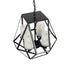 GLOBOSTAR® DASTAR 999-0091 Vintage Κρεμαστό Φωτιστικό Οροφής με Ντουί 4 x E27 AC 220-240V IP20 - Μαύρο & Λευκό - Μ42 x Π42 x Υ43cm