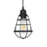 GLOBOSTAR® ALDO 999-0096 Vintage Κρεμαστό Φωτιστικό Οροφής με Ντουί 1 x E27 AC 220-240V IP20 - Μαύρο - Μ15 x Π15 x Υ24cm