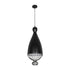 GLOBOSTAR® CARNEL 999-0110 Vintage Κρεμαστό Φωτιστικό Οροφής με Ντουί 1 x E27 AC 220-240V IP20 - Μαύρο - Μ26 x Π26 x Υ70cm